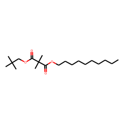 Dimethylmalonic acid, decyl neopentyl ester