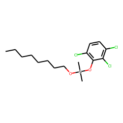 Silane, dimethyl(2,3,6-trichlorophenoxy)octyloxy-
