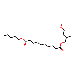 Sebacic acid, 4-methoxy-2-methylbutyl pentyl ester