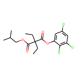 Diethylmalonic acid, isobutyl 2,3,5-trichlorophenyl ester