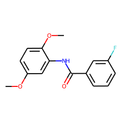 Benzamide, N-(2,5-dimethoxyphenyl)-3-fluoro-