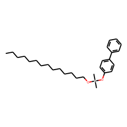 Silane, dimethyl(4-phenylphenoxy)tetradecyloxy-