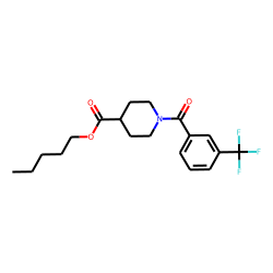 Isonipecotic acid, N-(3-trifluoromethylbenzoyl)-, pentyl ester