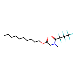 Sarcosine, N-heptafluorobutyryl-, decyl ester