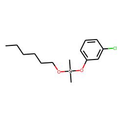 Silane, (3-chlorophenyloxy)dimethylhexyloxy-