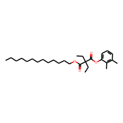 Diethylmalonic acid, 2,3-dimethylphenyl tridecyl ester