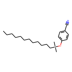 4-Cyano-1-dimethyldodecylsilyloxybenzene