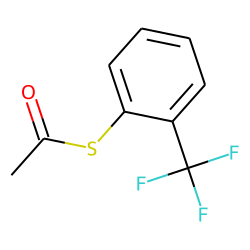2-(Trifluoromethyl)thiophenol, S-acetyl-