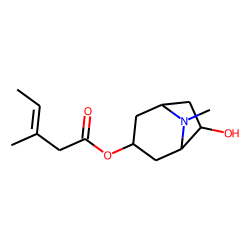 [(3R)-7-Hydroxy-8-methyl-8-azabicyclo[3.2.1]octan-3-yl] (E)-3-methylpent-2-enoate
