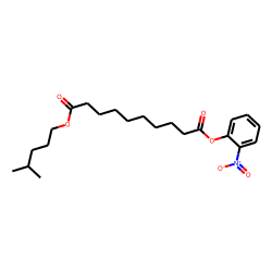 Sebacic acid, isohexyl 2-nitrophenyl ester