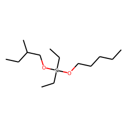 Silane, diethyl(2-methylbutoxy)pentyloxy-