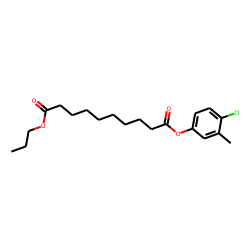 Sebacic acid, 4-chloro-3-methylphenyl propyl ester
