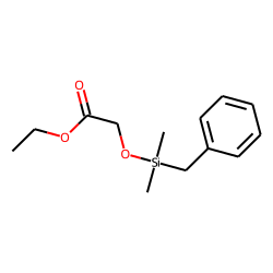 Ethyl glycolate, benzyldimethylsilyl ether