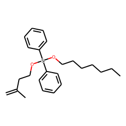 Silane, diphenylheptyloxy(3-methylbut-3-en-1-yloxy)-