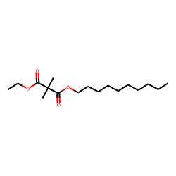 Dimethylmalonic acid, decyl ethyl ester