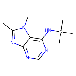 5,6-Dimethyladenine, TMS