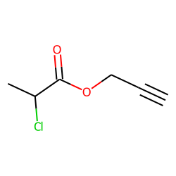 Propanoic acid, 2-chloro, 2-propynyl ester