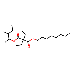 Diethylmalonic acid, 3-methylpent-2-yl octyl ester