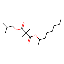 Dimethylmalonic acid, isobutyl 2-octyl ester
