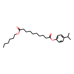 Sebacic acid, hexyl 4-isopropylphenyl ester