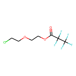 3-Oxypentanol, 5-chloro, pentafluoropropionate