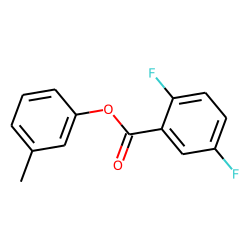 2,5-Difluorobenzoic acid, 3-methylphenyl ester