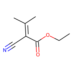 2-Butenoic acid, 2-cyano-3-methyl-, ethyl ester