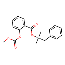 O-(Carbomethoxy)-salicylic acid, benzyldimethylsilyl ester