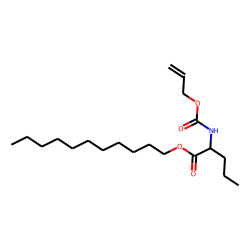 l-Norvaline, N-allyloxycarbonyl-, undecyl ester