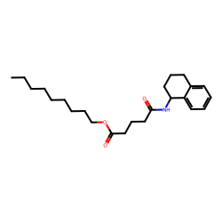 Glutaric acid, N-(1,2,3,4-tetrahydronaphth-1-yl)-, nonyl ester