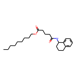 Glutaric acid monoamide, N-(1,2,3,4-tetrahydronaphth-1-yl)-, nonyl ester