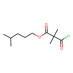 Dimethylmalonic acid, monochloride, isohexyl ester