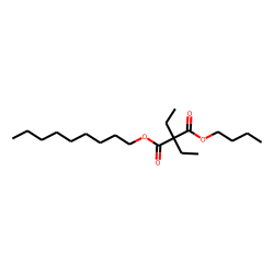 Diethylmalonic acid, butyl nonyl ester