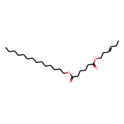 Adipic acid, tetradecyl trans-hex-3-enyl ester