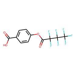 Benzoic acid, 4-(heptafluorobutyryloxy)-