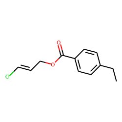 4-Ethylbenzoic acid, 3-chloroprop-2-enyl ester