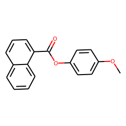 1-Naphthoic acid, 4-methoxyphenyl ester