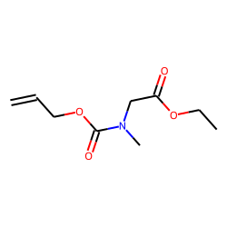 Glycine, N-methyl-N-allyloxycarbonyl-, ethyl ester