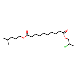 Sebacic acid, 2-chloropropyl isohexyl ester