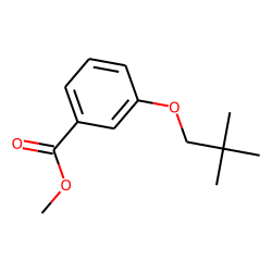 Benzoic acid, 3-(neopentyl)oxy-, methyl ester