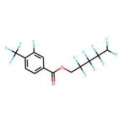 3-Fluoro-4-trifluoromethylbenzoic acid, 2,2,3,3,4,4,5,5-octafluoropentyl ester
