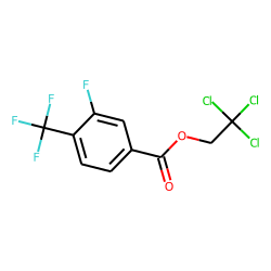3-Fluoro-4-trifluoromethylbenzoic acid, 2,2,2-trichloroethyl ester