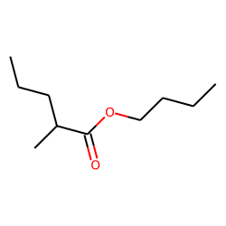 Pentanoic acid, 2-methyl-, butyl ester
