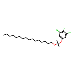 Silane, dimethyl(3,4,5-trichlorophenoxy)hexadecyloxy-