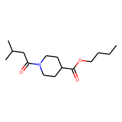 Isonipecotic acid, N-(3-methylbutyryl)-, butyl ester