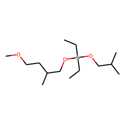 Silane, diethylisobutoxy(2-methyl-4-methoxybutoxy)-