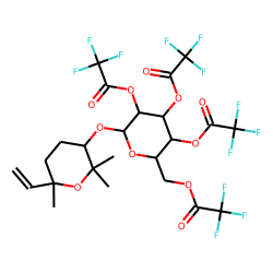 Linalool oxide (pyranoid), trans, «beta»-D-glucopyranoside, TFA