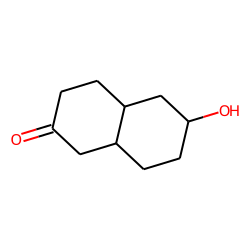 2«beta»-hydroxy-trans-decalin-6-one