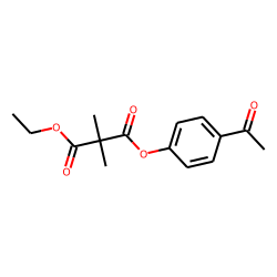 Dimethylmalonic acid, 4-acetylphenyl ethyl ester