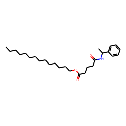 Glutaric acid, monoamide, N-(1-phenylethyl)-, tetradecyl ester